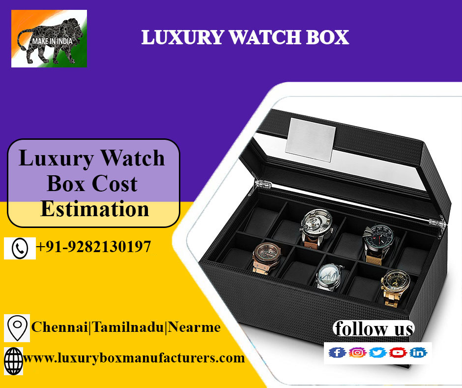 Watch Boxes Manufacturers