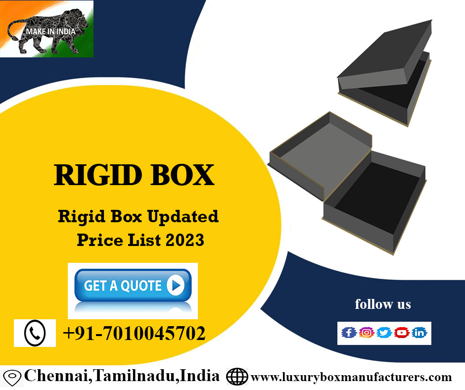 Rigid Boxes Manufacturers